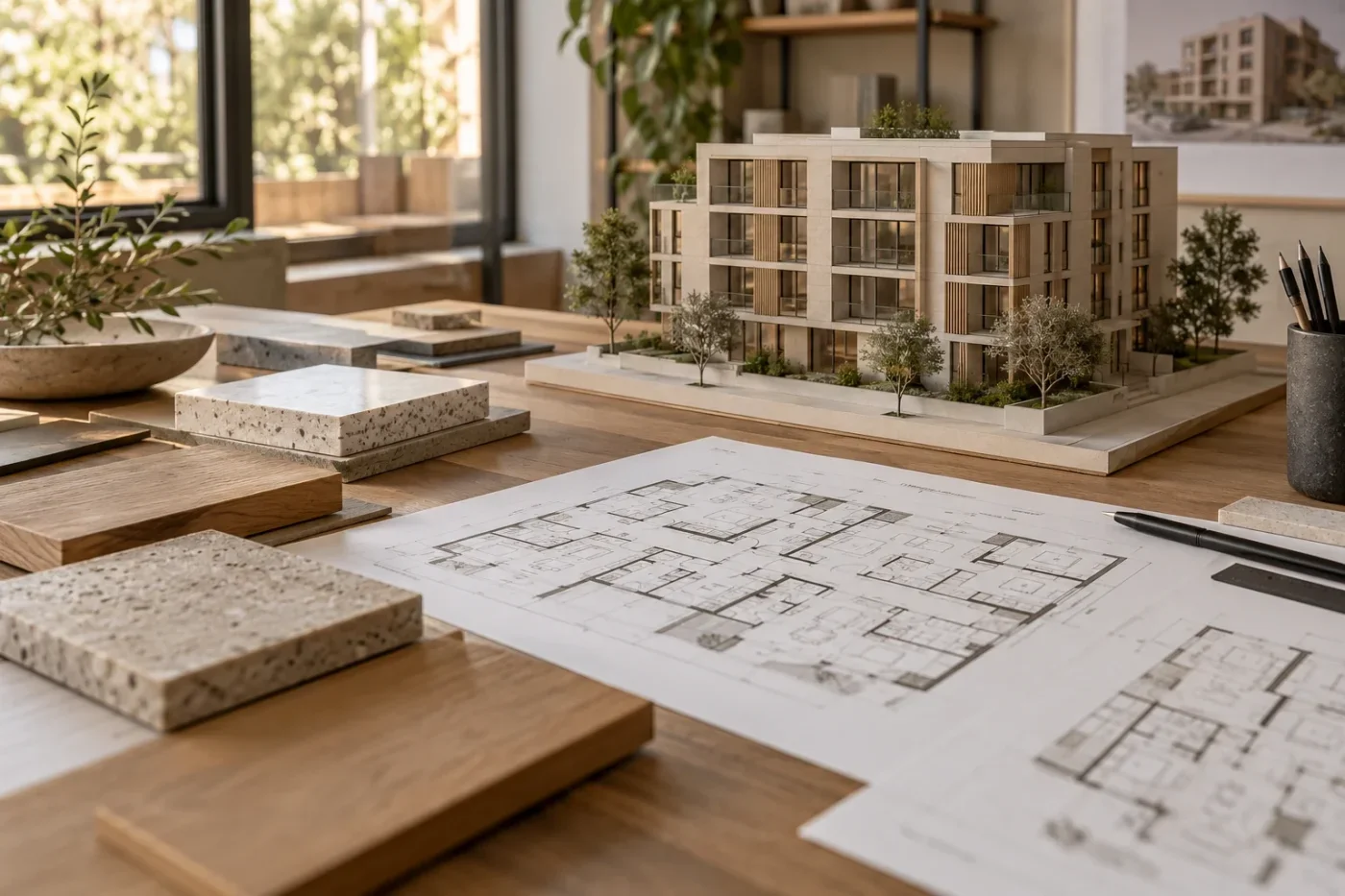 Mimari maket ve proje planları
