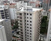 Sedir Apartmanı’nı ve çevresindeki yapılaşmayı gösteren hava fotoğrafı